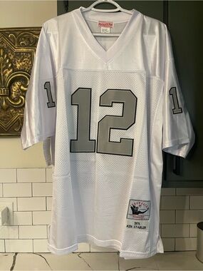 Men’s Vintage Ken Stabler Raiders Jersey Size 52.